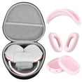 thumbnail image 2 of Case for Airpods Max Headphones, Silicone Cover for Apple Airpod Max,Accessories Cases (Pink,Black case), 2 of 7