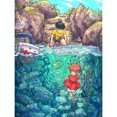 thumbnail image 1 of Lleno Diamantes Ponyo Sosuke Serie Personajes Diamante Resina 30 * 40 CM FH375 20 Colores, 1 of 9