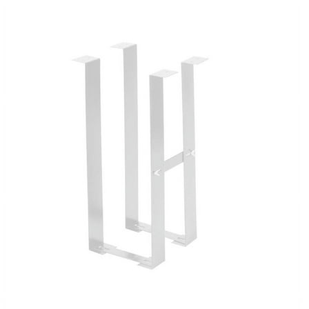 1 Set Under Desk PC Mount Bracket for Computer Case Computer Mainframe Hanger Host Box Stand Bracket Rack White