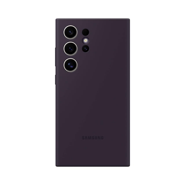 Funda para teléfono Samsung Galaxy S24 Ultra Silicone Violeta Oscuro