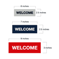 thumbnail image 2 of Basic Welcome Sign (Yellow / Black) - Medium, 2 of 5