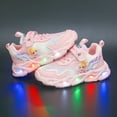 thumbnail image 6 of Kids LED Light Up Sneakers Girls Running Shoes Lightweight Sport Outdoor Walking Shoes for Girls Christmas Birthday Children Show Gift (Toddler/Little Kid/Big Kid) ﻿, 6 of 14
