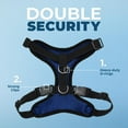 thumbnail image 3 of Voyager Step-In Lock Pet Harness - All Weather Mesh, Adjustable Step In Harness for Cats and Dogs by Best Pet Supplies - Royal Blue/Black Trim, XL, 3 of 5