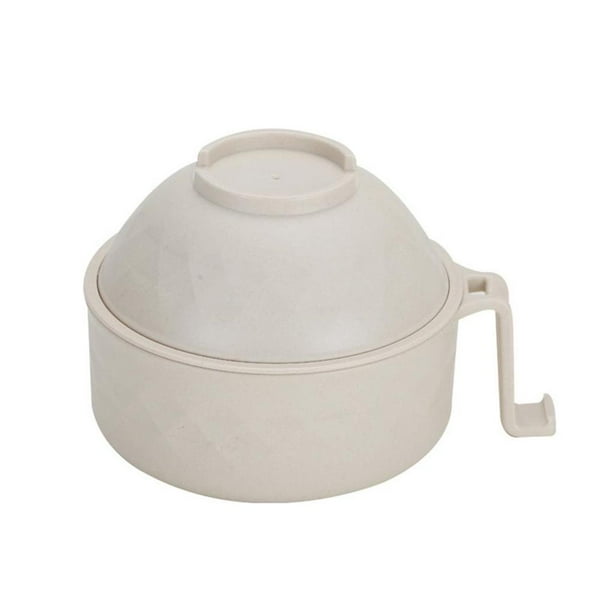 Matsuzay Instant Noodle Bowls Set Home Use Container Style Drainage Tableware Soup Bowl Simple Draining Dinnerware Container Filter Cocina y Comedor No. 4 Matsuzay HA043669-04