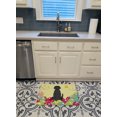 thumbnail image 3 of Carolines Treasures BB6057RUG Oeufs de Pâques Labrador Noir Tapis de Mousse à Mémoire Lavable en Machine, 3 of 4