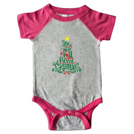

Inktastic We Wish You A Merry Christmas Gift Baby Boy or Baby Girl Bodysuit