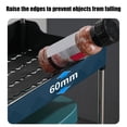thumbnail image 3 of Slim Storage Cart Wide Three Tier with Removable Shelves and Detachable Hooks Narrow Space Storage Rack for Dorm Room Kitchen, 3 of 7