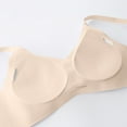 thumbnail image 4 of SMihono Womens Miniminzer Bras Anti Sagging Seamless Wireless High Support Bralette No Underwire Lightweight Full Coverage Bra Khaki L, 4 of 6