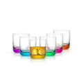 thumbnail image 6 of JoyJolt  Hue Colored Double Old Fashion Whiskey Glass Tumbler - 10 oz - Set of 6 - 10 oz., 6 of 18