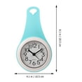thumbnail image 2 of Waterproof Wall Clock Bathroom Mute Wall Clock Suction Cup Hanging Clock, 2 of 8