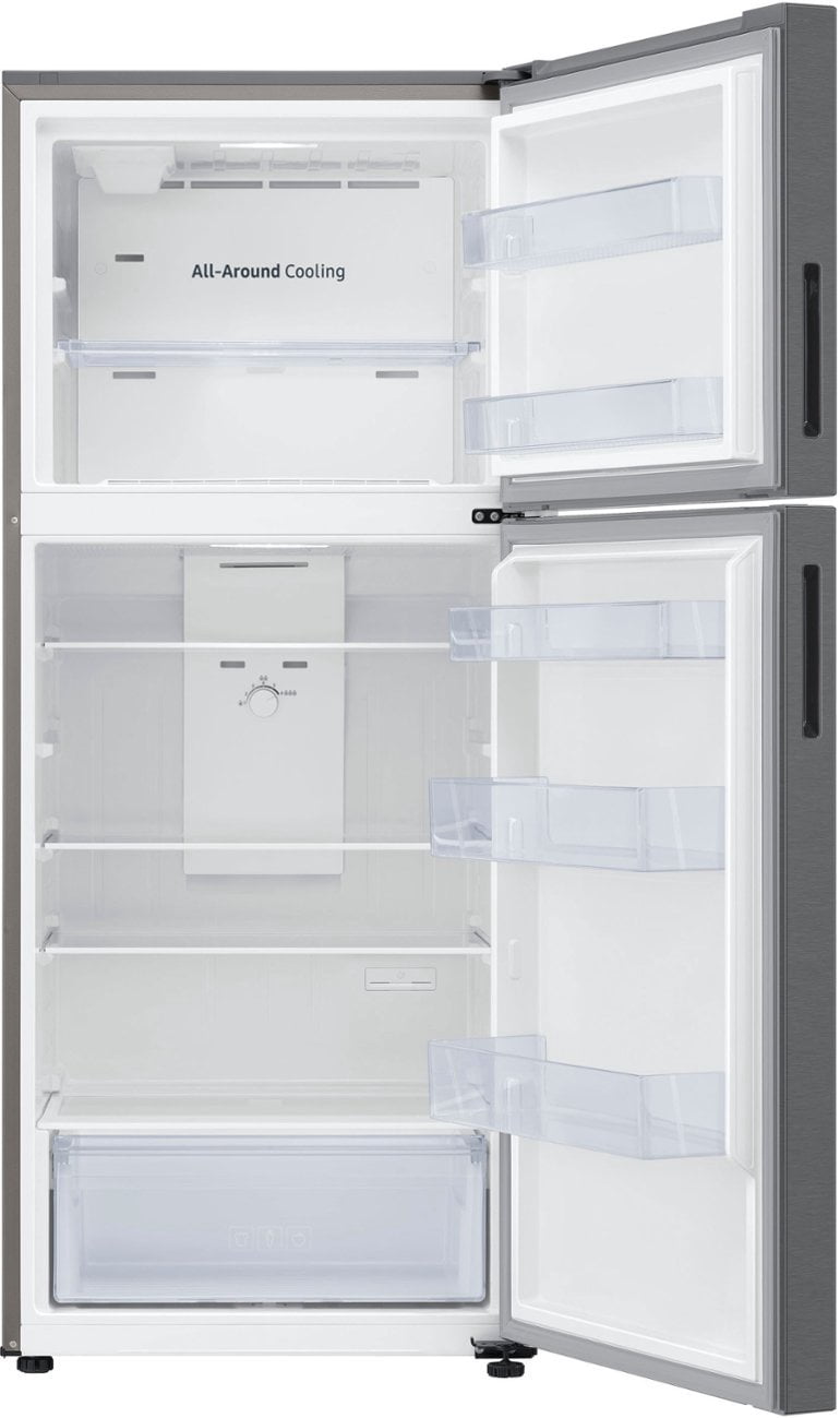 Samsung RT16A6105SR/AA 15.6 cubic feet Top-Mount Freezer Refrigerator with All-Around Cooling- NEW