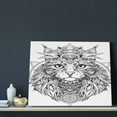 thumbnail image 3 of Fuzoiu Intricate Cat Mandala Print Canvas Wall Art for Bathrooms,Wall Decor for Bedroom,Framed Artwork for Wall,Modern Wall Decorations Prints Picture for Kitchen Home, 3 of 6