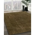 thumbnail image 2 of Ahgly Company Indoor Round Abstract Bakers Brown Abstract Area Rugs, 4' Round, 2 of 6