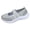Grey, variant on Pandaie Mary Jane Sneakers for Women Casual Platform Slip on Shoes Trendy Non Slip Lightweight Walking Shoe with Memory Foam Insole Elastic Straps Black 9