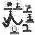 thumbnail image 5 of Phone Tripod, Flexible Mini Travel Tripod For Smartphone Sports Camera Mobile Phone 5.5 Inch Adjustable Holder With Mounted Bluetooth Remote Shutter, 5 of 5