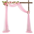 thumbnail image 1 of Rideau Drapé en Tulle Transparent de 20 Pieds, Toile de Fond, Arche, Cérémonie, Fête, Décoration de Mariage, 1 of 4