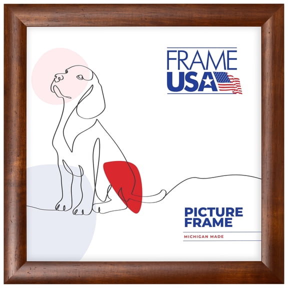 Honey Rounded Brown 12x12 Inch Picture Frame