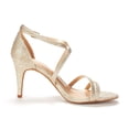 thumbnail image 3 of Sandalia DREAM PAIRS GIGI Tacón de Aguja Dorado con Brillo 7 US, 3 of 6