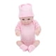 thumbnail image 1 of 25cm Realistic Silicone Baby Doll Pink Eyes Opened Reborn Baby Dolls Kids Gift, 1 of 4