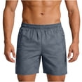 thumbnail image 6 of Maean Mens Big and Tall Athletic Shorts with Zipper Pockets Gym Workout Running Elastic Waist Shorts XL-8XL, 6 of 7