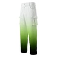 thumbnail image 4 of CONZONE Mens Cargo Pants Gradient Color Straight Leg Cargo Pants for Men Lightweight Relaxed Fit Outdoor Workout Trousers With Pockets, 4 of 4