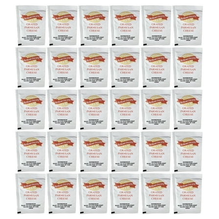 Supremo Italiano Natural Grated Parmesan Cheese | 3.5 Gram | Restaurant Quality | Shelf Stable | 100 Packets