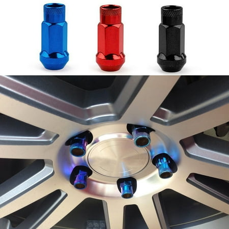 

XWQ 20Pcs Modified Universal High Hardness Wheel Nuts Outer Hexagon Racing Screws