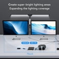 thumbnail image 5 of CAALOGT LED Desk Lamp, Dual Head 3-Light with Remote Control and Stepless Dimming, 5 of 9