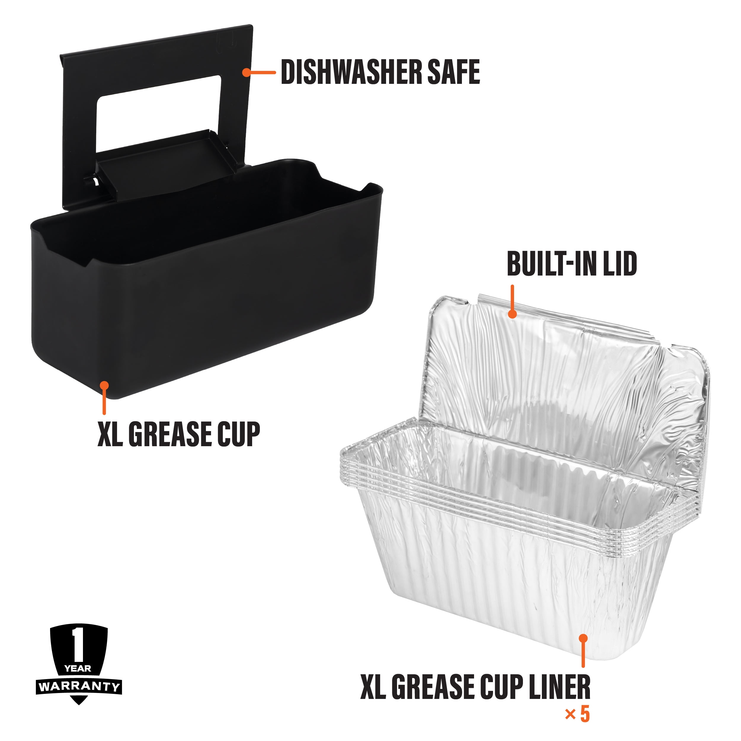 Blackstone XL Rear Grease Kit, 6-Piece