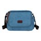 thumbnail image 1 of Bolso bandolera Sac à bandoulière pour femme Sac cartable en toile Couleur unie Loisirs quotidiens (Bleu), 1 of 8