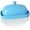 Steel Blue, variant on SWEEJAR Ceramics Butter Dish with Lid, Butter Keeper Container, East/West Coast Butter, 7 inches,Green