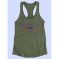 thumbnail image 3 of Bonjour Paris Good Idea Racerback Tank Women -Image by Shutterstock, Female Large, 3 of 4