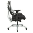 thumbnail image 4 of Office Star Products Vertical Grey Mesh Back Chair with Silver Base and Black Coal FreeFlex Seat, 4 of 5