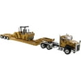 thumbnail image 2 of Cat Caterpillar CT660 Day Cab w/Lowboy Trailer & CB-534D XW Vibratory Asphalt Compactor Core Classics 2 pc Set 1/50 Models Diecast Masters 85601 C, 2 of 8