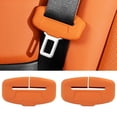 thumbnail image 1 of Car Seat Belt Buckle Protector Cover Silicone 5 Pack Anti-Collision, High Temperature Resistant, 1 of 8