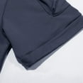 thumbnail image 6 of Mens T Shirts Polo Shirts Lapel Button Down Sports With Arm Pockets Solid Color Short Sleeve Mens Clothing,Grey,3XL, 6 of 7