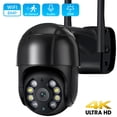 thumbnail image 1 of Cámara de seguridad inalámbrica para exteriores, dispositivo de vigilancia CCTV P2P iCsee, 4K, 8MP, Wifi, 5MP, H.265, seguimiento IA, 3MP, HD, 1080P, 1 of 3