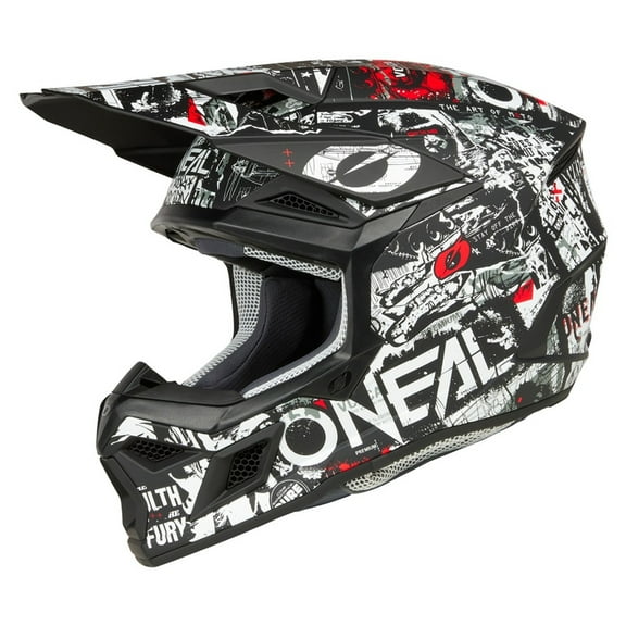 O'Neal 3 Series Attack Helmet Black/White X-Small