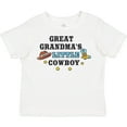 thumbnail image 3 of Inktastic Great Grandmas Little Cowboy with Cowboy Hat and Boots Boys Toddler T-Shirt, 3 of 5