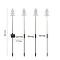 thumbnail image 3 of Xihbxyly Luces Solares para Árbol de Navidad, Decoración Navideña para Exteriores, Opciones de Iluminación Cálida y Colorida, Resistente Al Agua Ip65, Fácil Instalación, Decoración para Jardín, 77 Cm, 3 of 6