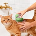 thumbnail image 6 of Dog Bath Scrubber Brush, Pet Dog Grooming Massage Shampoo Bath Brush with Soap and Shampoo Dispenser Soft Silicone Bristle for Long Short Haired Dogs Cats Shower, 6 of 6