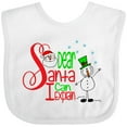 thumbnail image 3 of Inktastic Dear Santa I Can Explain Cute Snowman and Snowflakes Boys or Girls Baby Bib, 3 of 4