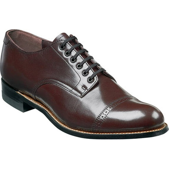 Men's Stacy Adams Madison 00012 Burgundy Kid 9.5 2E