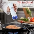 thumbnail image 3 of Automatic Salt and Pepper Grinder Set - Rechargeable Electric Salt and Pepper Shakers with Adjustable Coarseness, LED Light, One-Handed Use, Gravity Salt Grinder and Electric Pepper Mill, 3 of 5