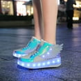 thumbnail image 4 of YAZI  Kids Roller Shoes Boy Girl Sneakers with Wheels Become Sport Sneaker with Led for Christmas Birthday Children Show Gift, 4 of 15