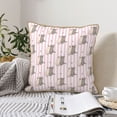 thumbnail image 4 of KLL Heart Cat Decorative Throw Pillow Covers Velvet Soft for Couch Sofa Bedroom Living Room Outdoor (No pillow core)- 20"x20", 4 of 5