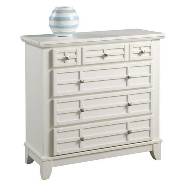 Home Styles Arts and Crafts 4Drawer Chest, White