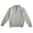 thumbnail image 3 of Nautica Boy's 1/2 Zip Key Solid Sweater, 3 of 5