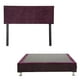thumbnail image 1 of Box Base Cama Matrimonial + Cabecera Catania Morado, 1 of 7