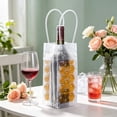 thumbnail image 4 of Manchon Glacière pour Bouteille de Vin avec Gel, Enveloppe Réfrigérante Isolée Réutilisable pour Bouteilles, Poignée de Transport Portable, 25 x 10 cm, Multicolore, 4 of 6